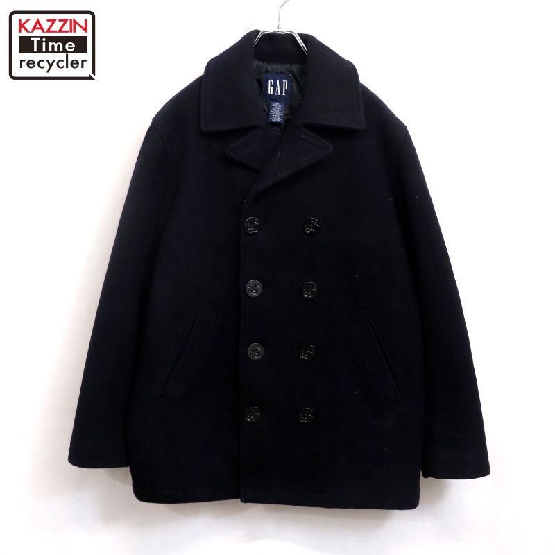 60s USA製 vintage U.S.NAVY ミリタリー 8ボタン Pコート メンズ S