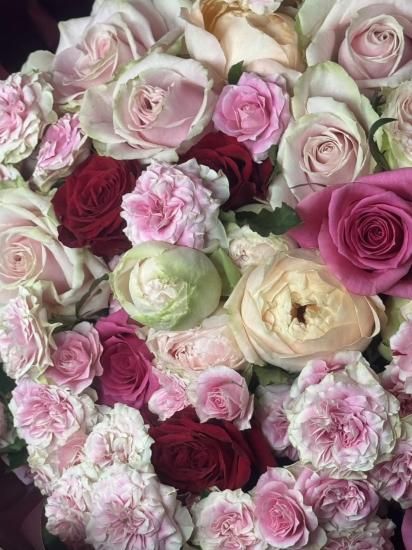 記念日に最適！バラMIX33本の花束 ＊1週間前までの予約制です