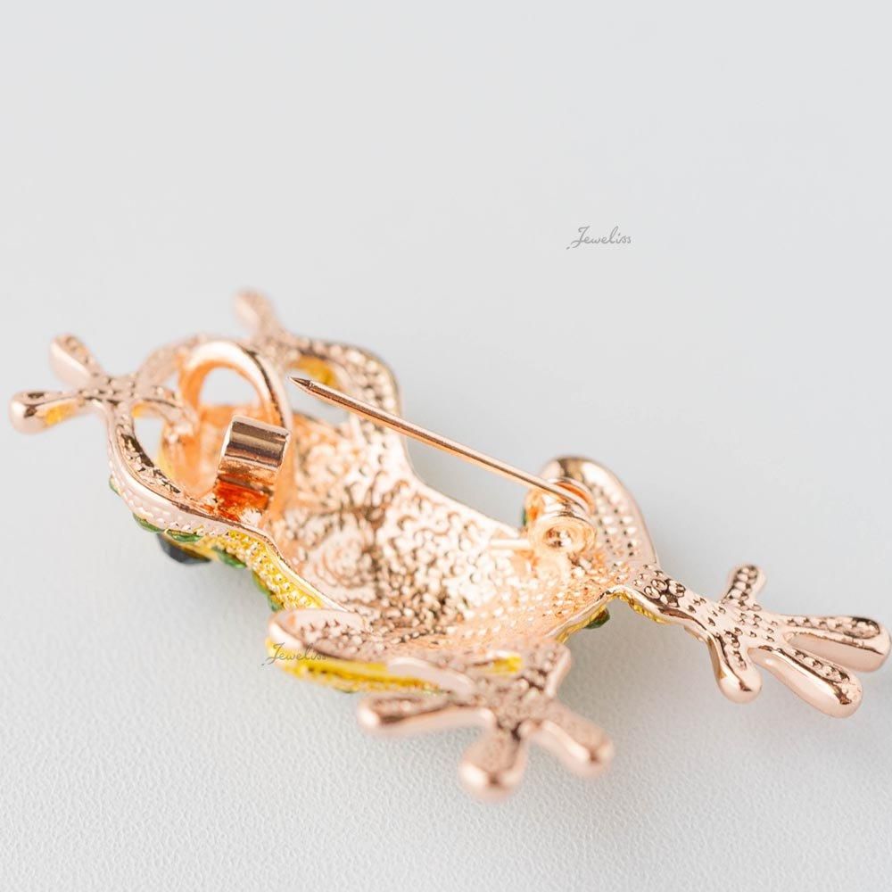 Jeweliss ラーナ Rana カエル ブローチ ジュエリス 公式 ブローチ専門