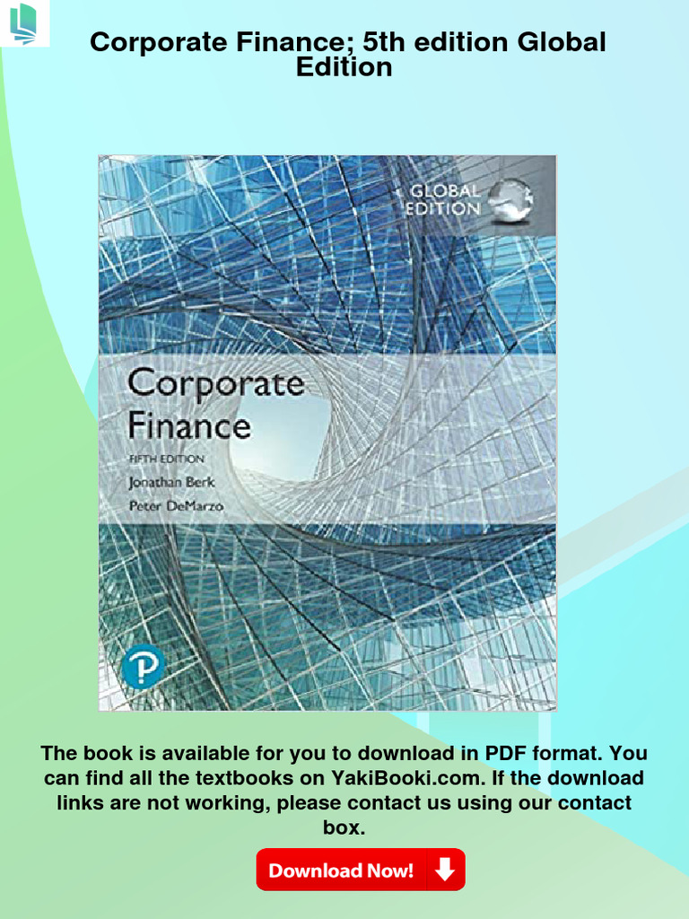 Corporate Finance 5th Edition Global Edition | PDF