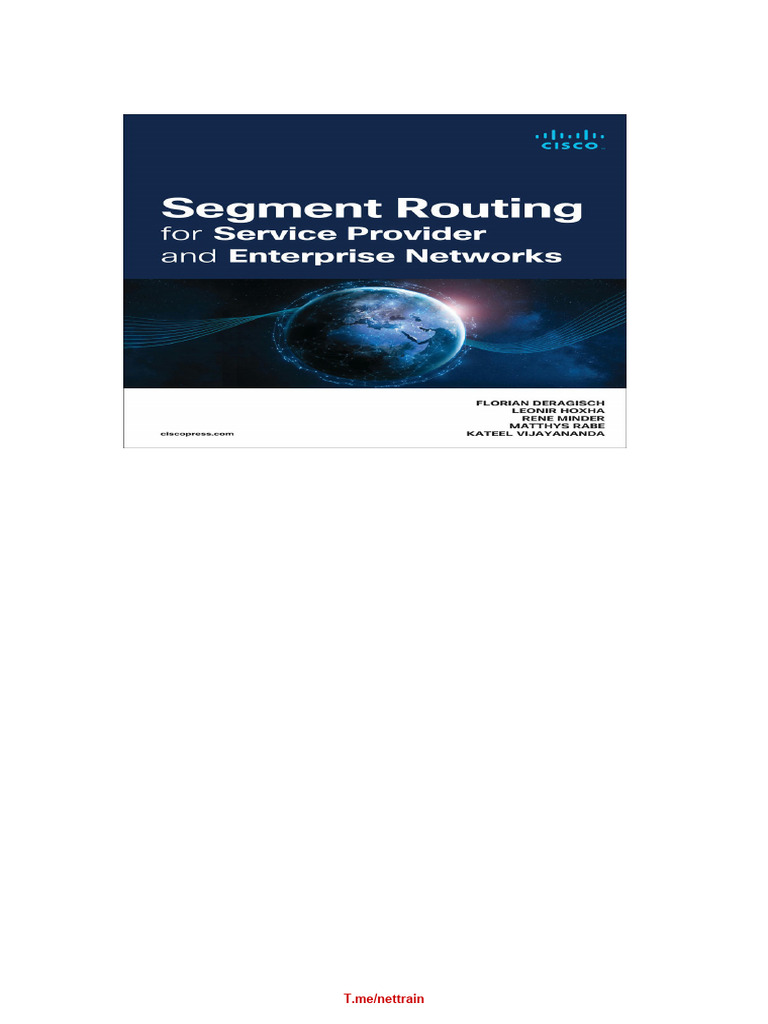 Segment Routing | PDF | Networking | Multiprotocol Label Switching