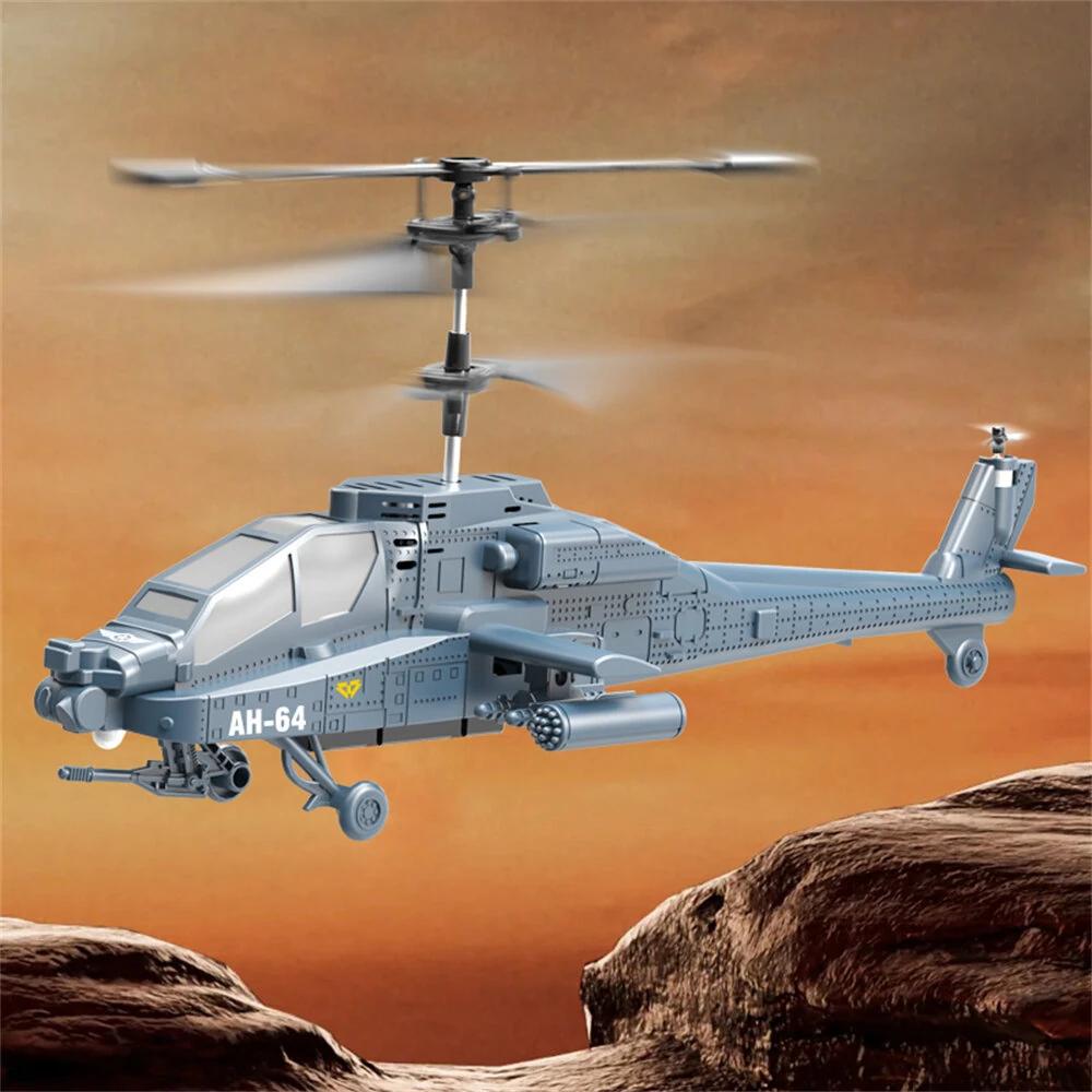 SQN-040 2.4G 3.5CH アパッチ AH-64 武装戦闘リモートコントロール