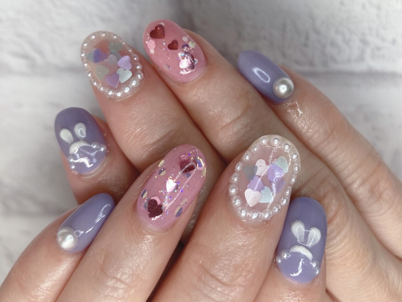 2026年冬トレンド】うさ耳のネイルデザイン集｜人気順｜ホットペッパー