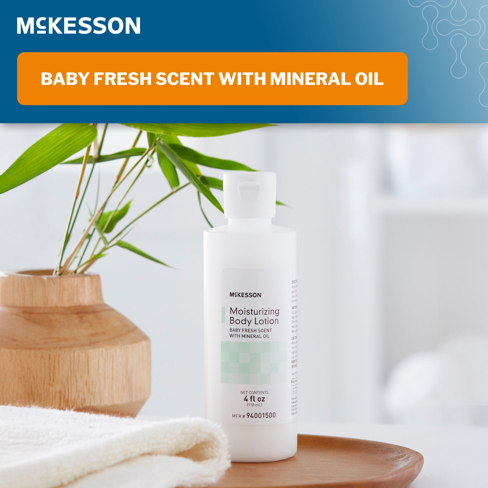 Hand and Body Moisturizer McKesson 4 oz. Bottle - McKesson