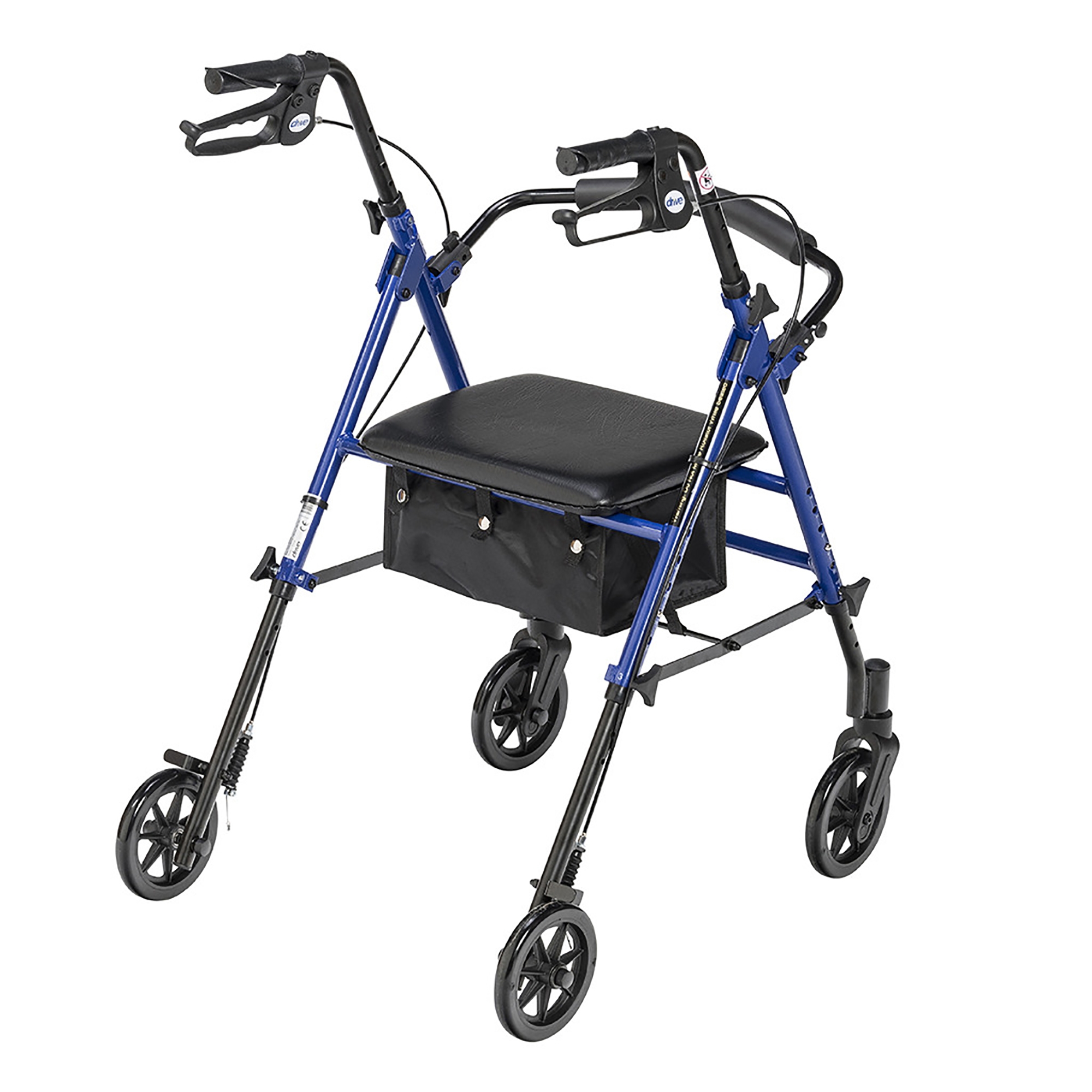 drive Rollator 300 lbs. Aluminum 29.5 to 38 inch Handle Height
