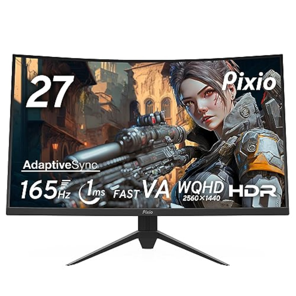PixioのPixio PX243 ゲーミングモニター 23.8インチ FHD VA 165Hz 1ms