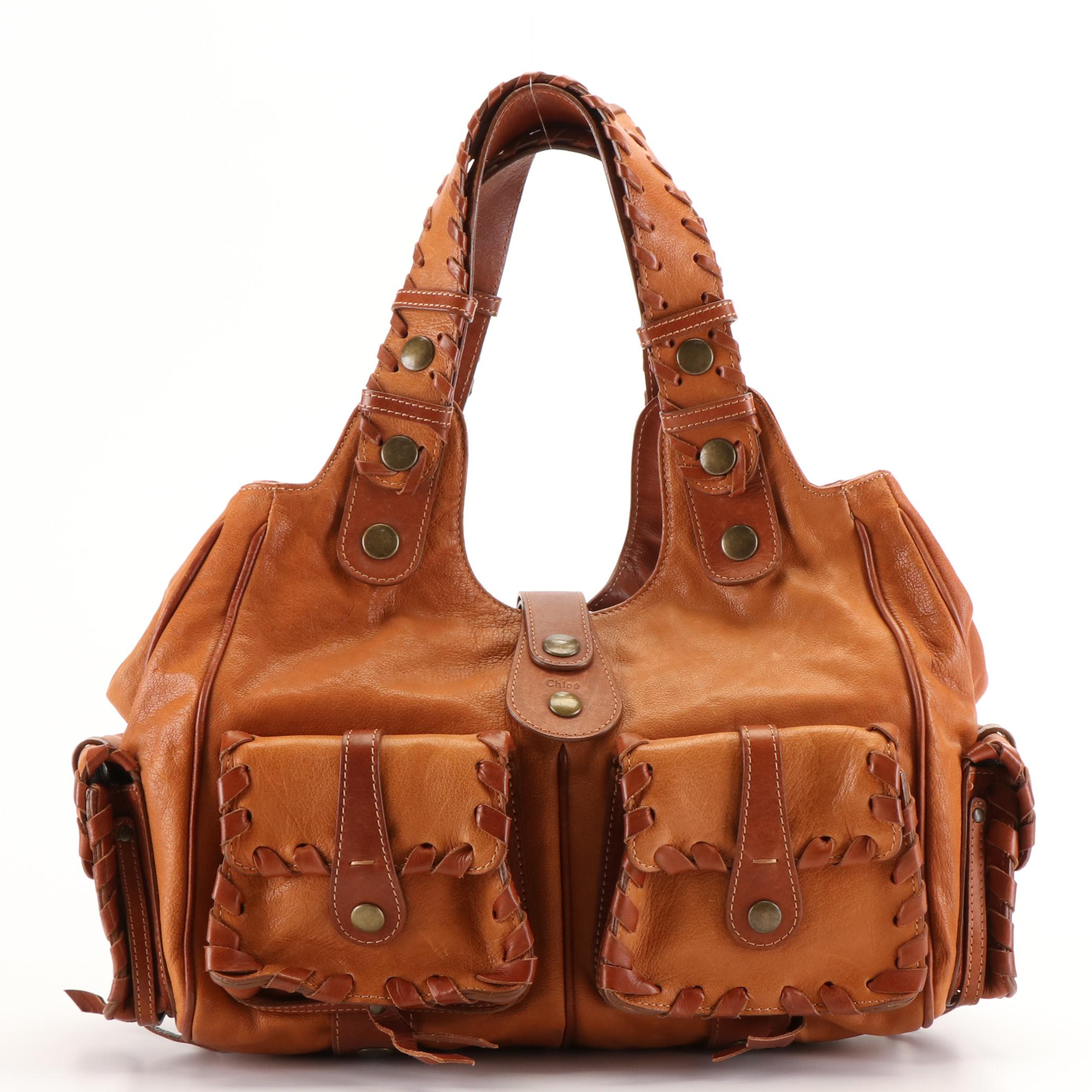 Chloé Brown Leather Large Silverado Tote Bag | EBTH