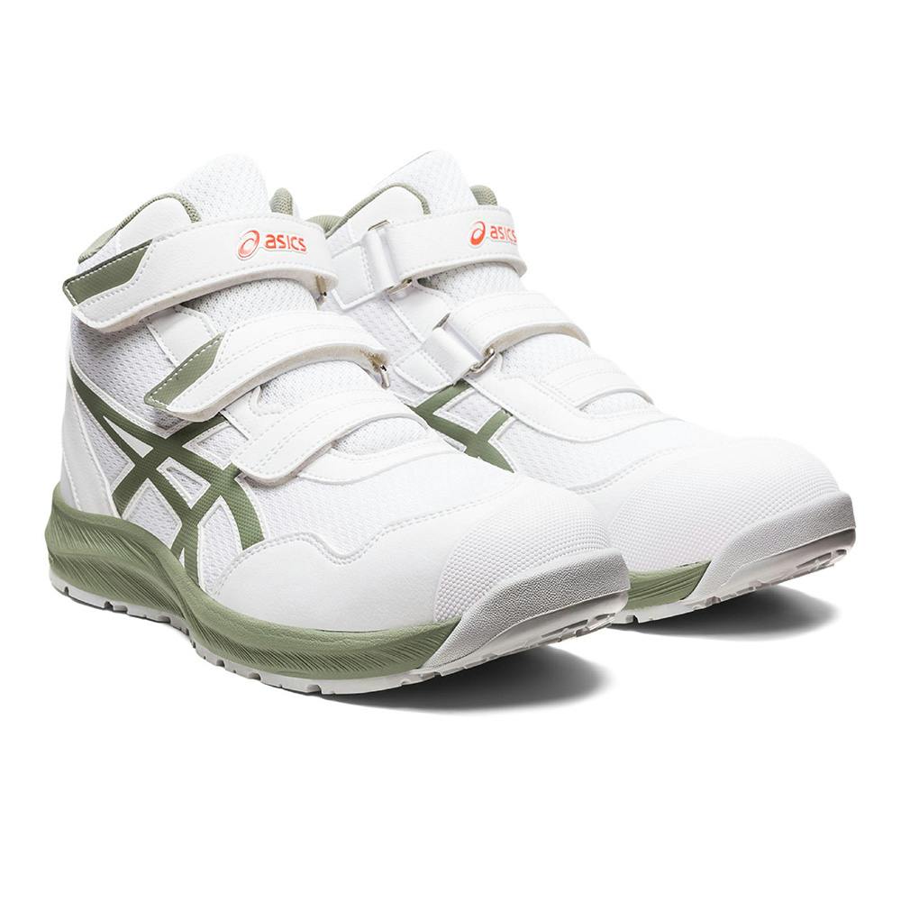 ウィンジョブCP216 ホワイトXライケングリーン 28.0cm | 作業着・作業