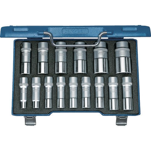 CAINZ-DASH】ゲドレー社 ソケットセット（12角） 1／2 15セット