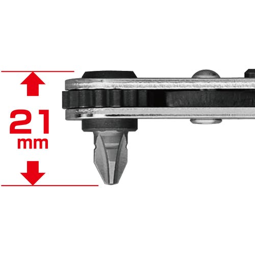 CAINZ-DASH】アネックスツール ストレート型 オフセットラチェット