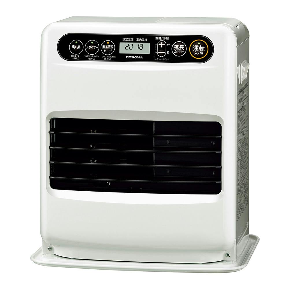 コロナ 石油ファンヒーター 鉄筋12畳木造9畳程度 シェルホワイト FH