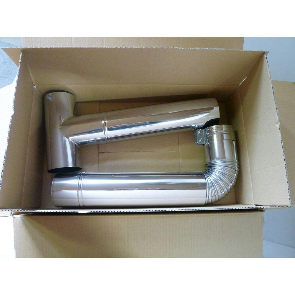 簡易煙突セット 薪ストーブ煙突接続うしろ側用【別送品】 | 空調・季節