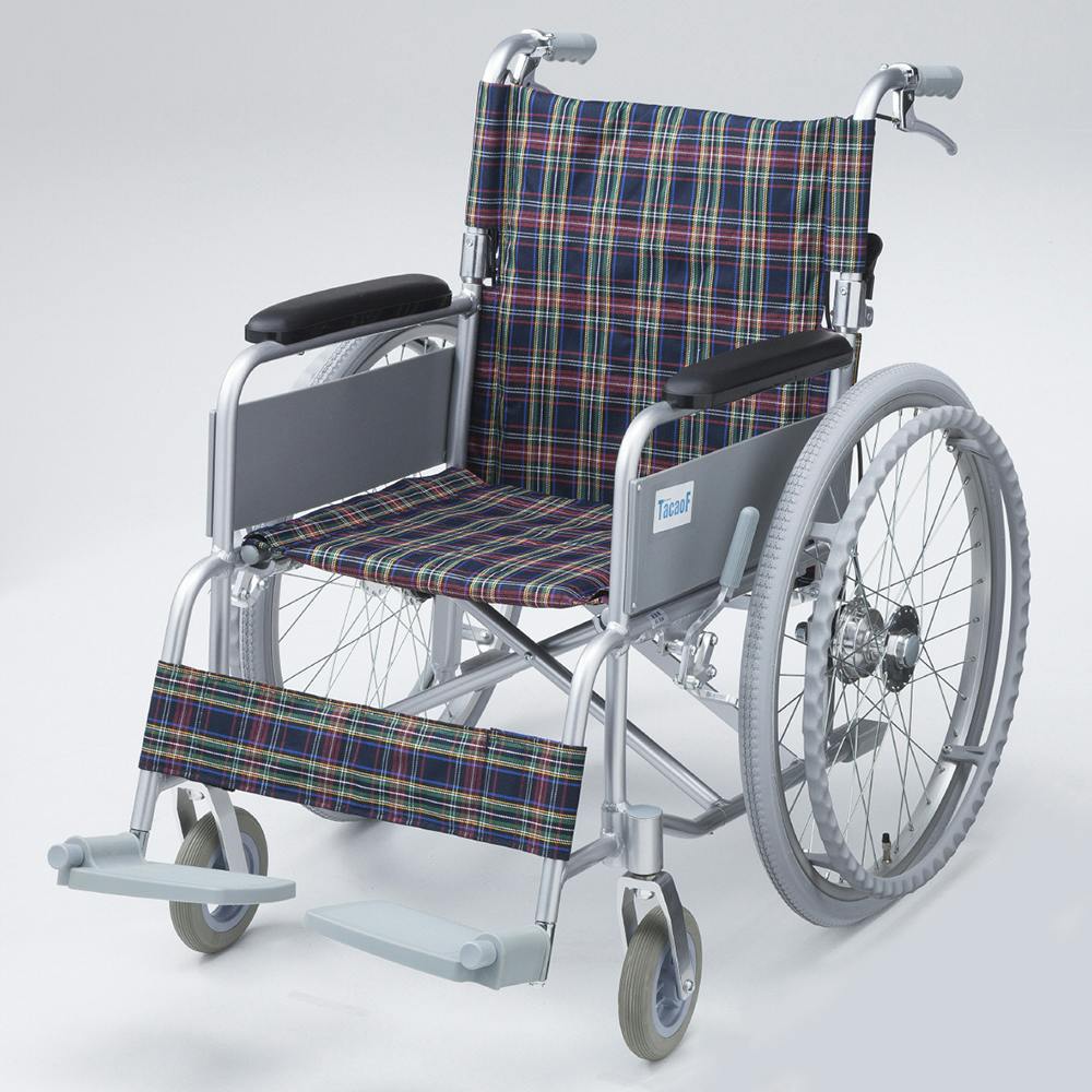 ハンドブレーキ付アルミ製介護車 B-40 | 車いす 通販 | ホームセンター