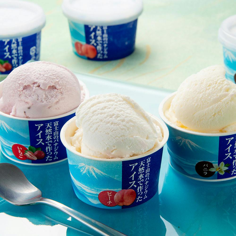 冷凍】天然水で作ったアイス 計12個(3種各4個) 送料込み 食品