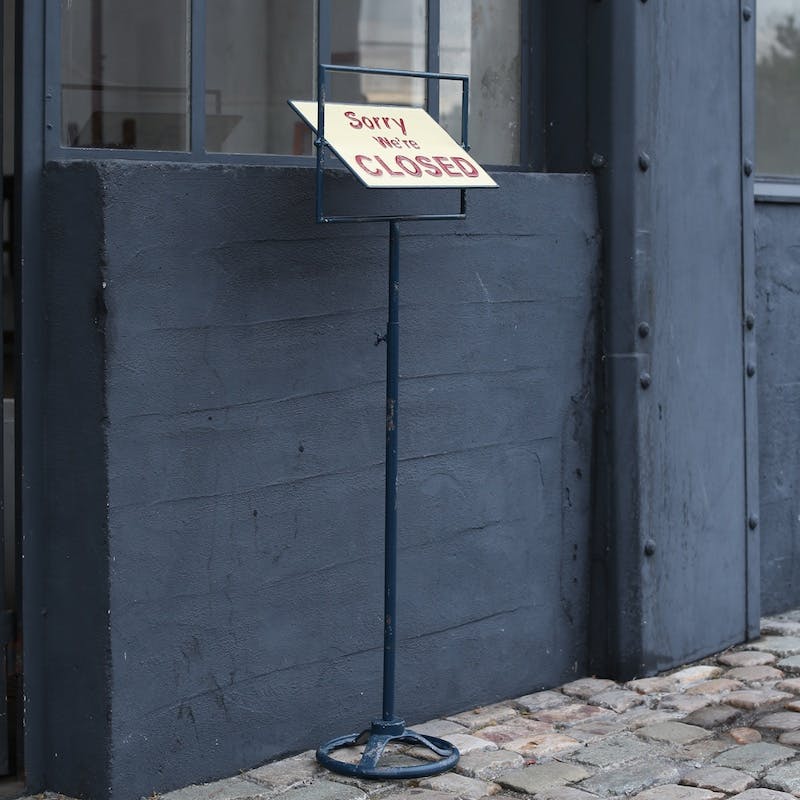 DULTON ダルトン スピナー サイン スタンド オープン クローズド