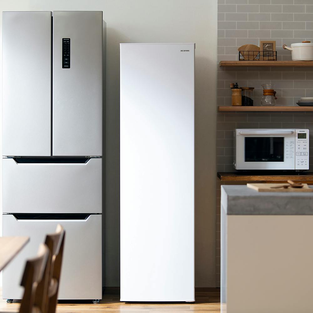 アイリスオーヤマ 冷凍庫 195L IUSN-20A-W ホワイト 冷凍食品 ストック