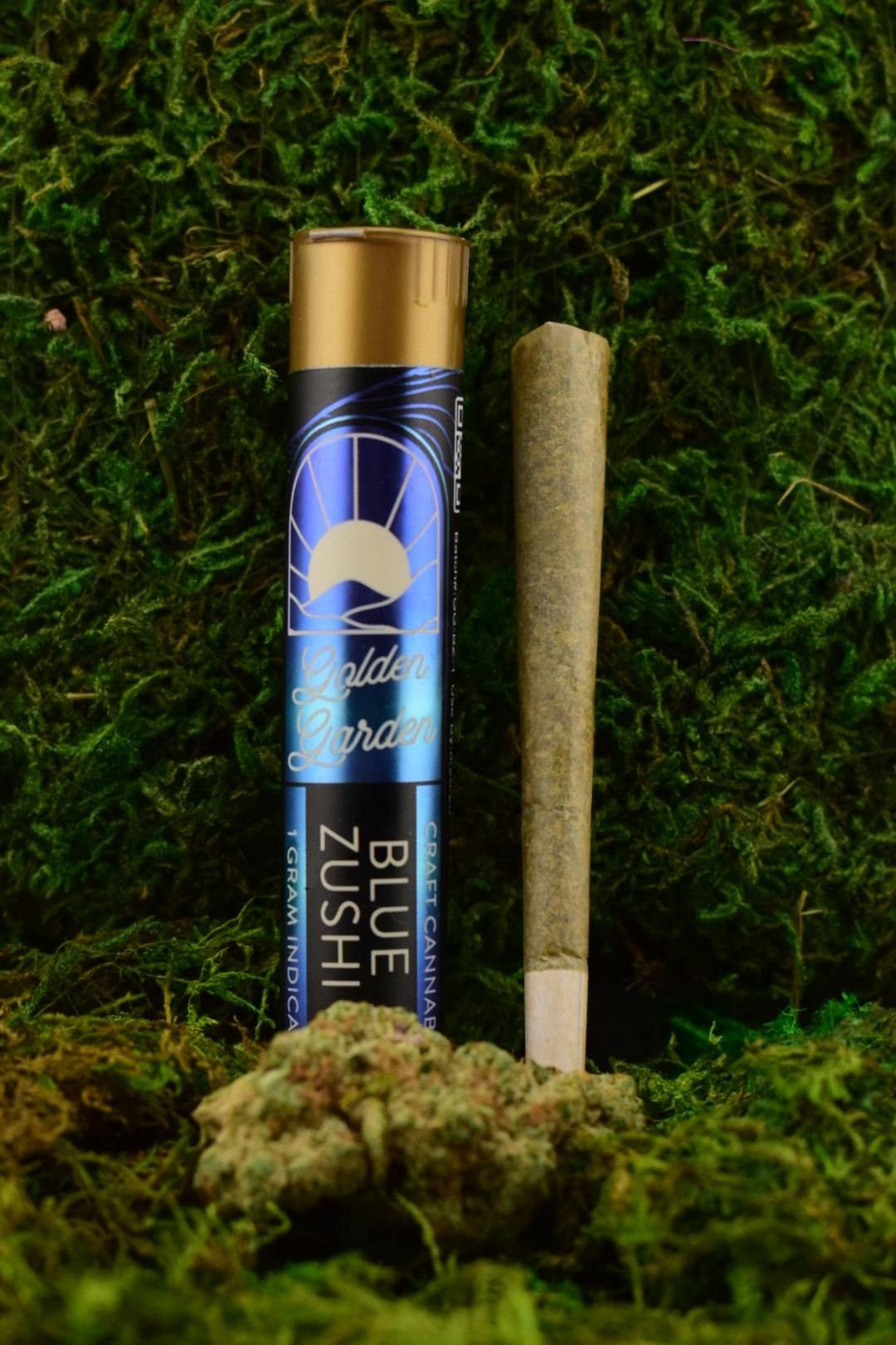 Golden Garden | Blue Zushi | Pre-Roll | Indica | 1g - 1g | Pre