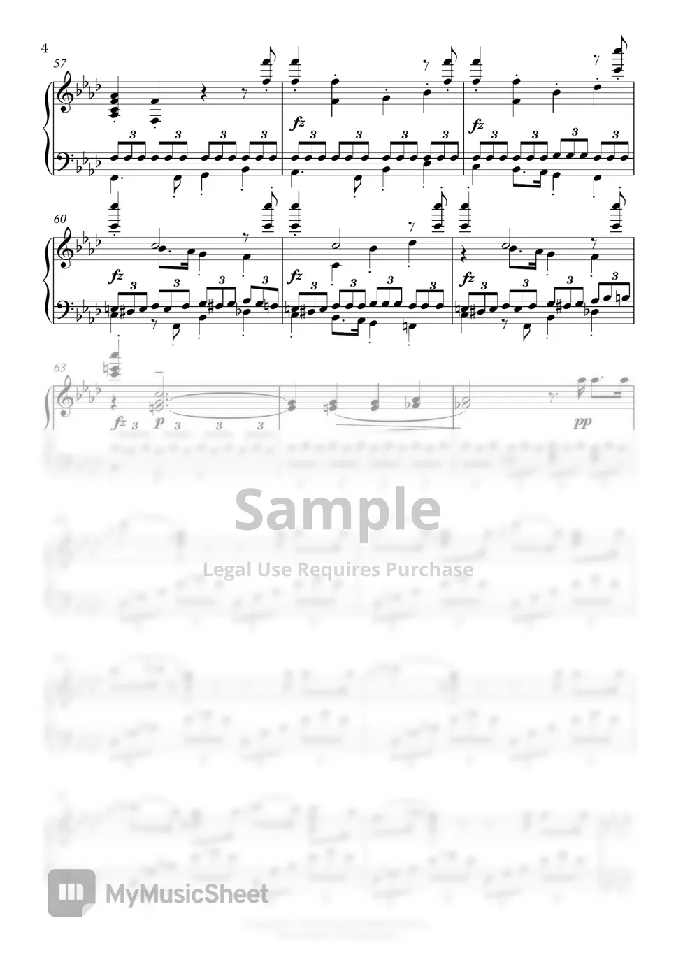 Schubert - Fantasy in F Minor D. 940 ピアノ楽譜PDF | Kassia | mymusic5