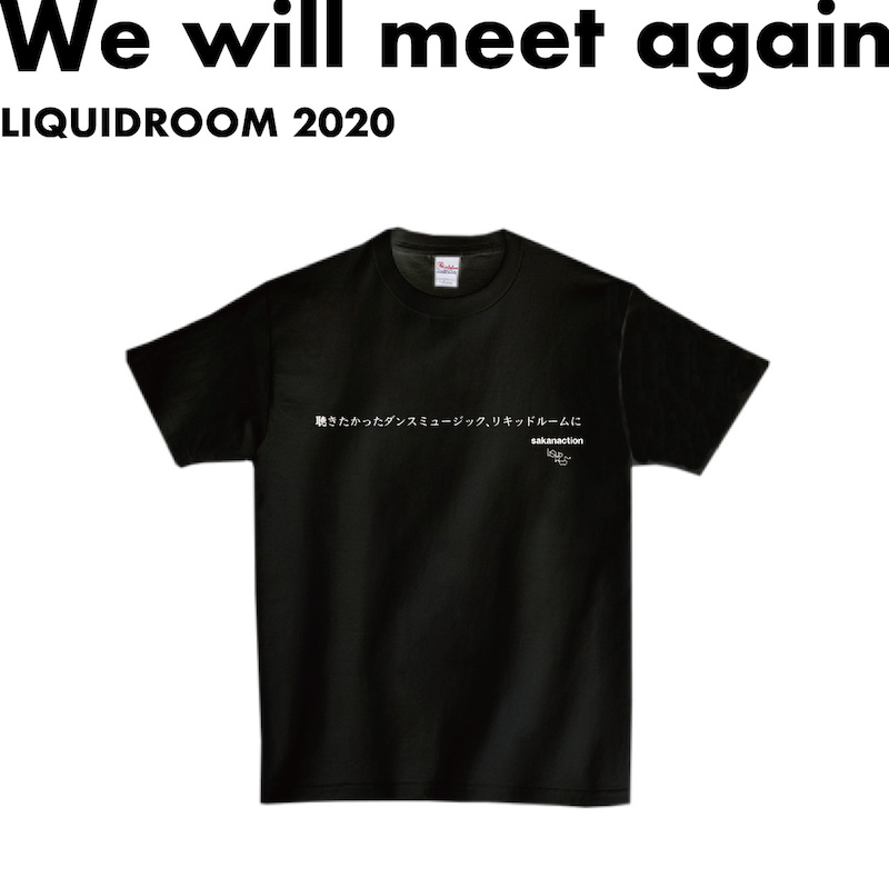 サカナクション x LIQUIRDROOMのメッセージ・コラボ・Tシャツ販売決定