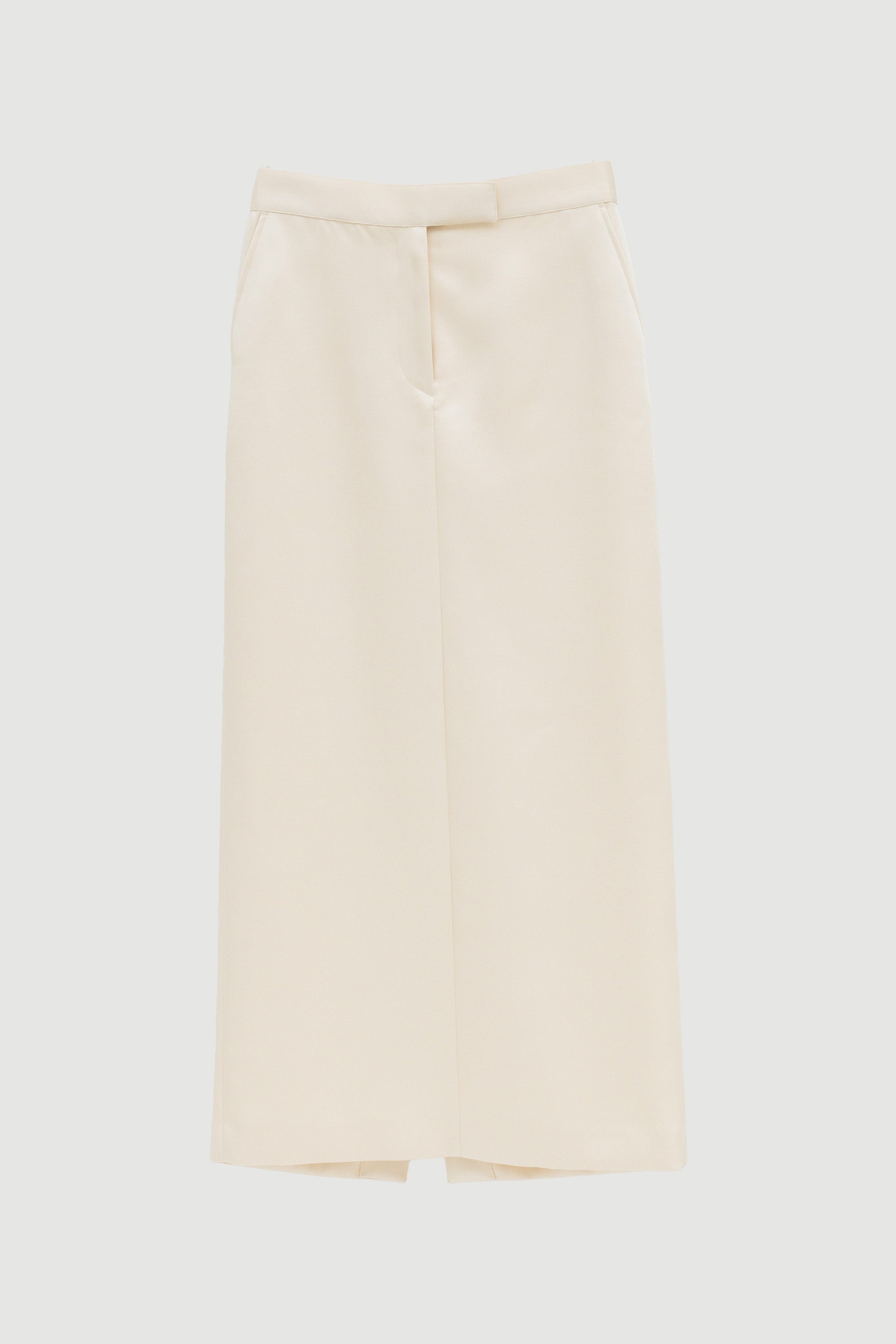 Double Satin Long Skirt / Ecru – (im)perf.