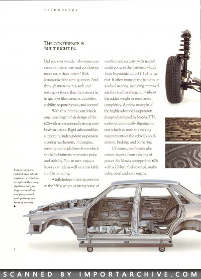 1992 Mazda 626 Brochure - ImportArchive