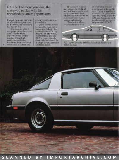 1983 Mazda RX-7 Brochure - ImportArchive