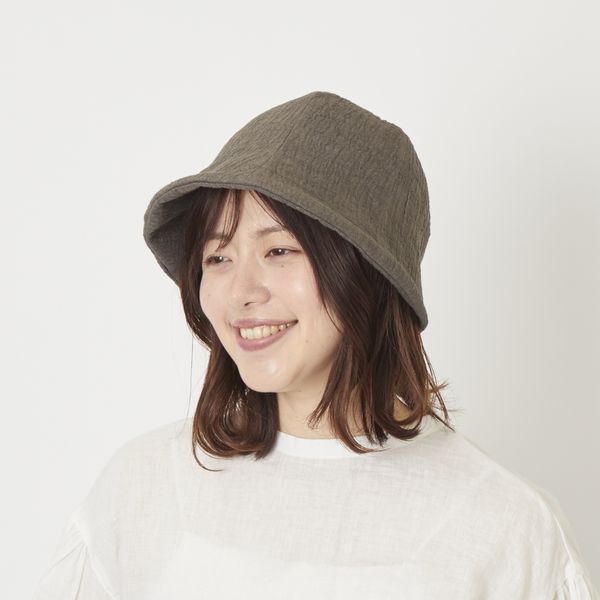 NAMIKI/リネンボイルチューリップハット -帽子初心者の方でも被り
