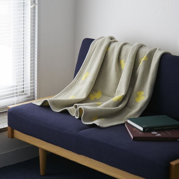 KLIPPAN/mina perhonen シュニールコットン ハーフブランケット