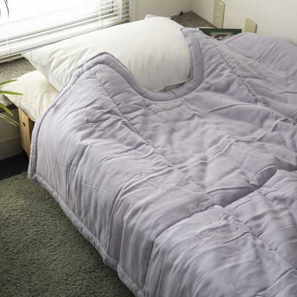 洛中 高岡屋/スフレガーゼ くびくり 薄掛けふとん -肩からしっかり