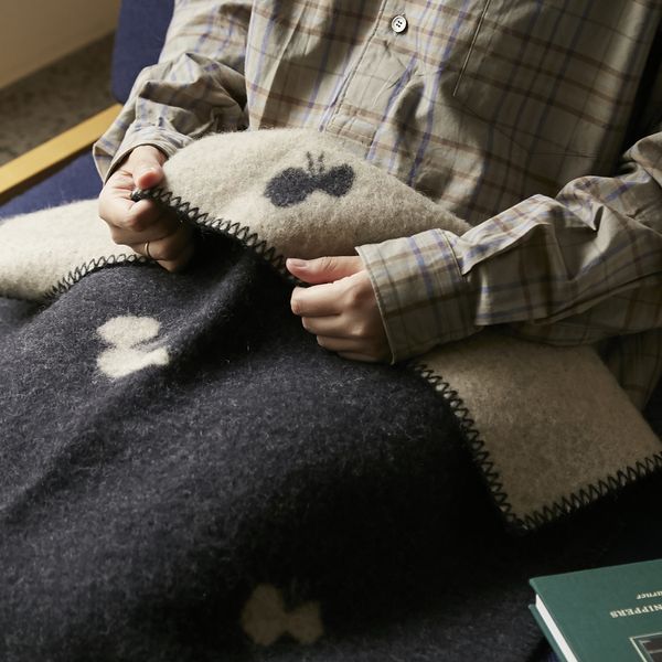 KLIPPAN/ウールミニブランケット CHOUCHO -あたたかく、掛けるだけで