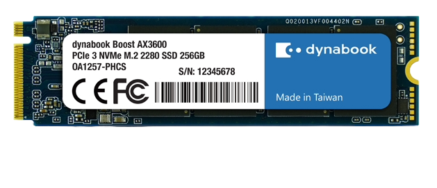 Dynabook Boost AX3600 PCIe 3 NVMe SSD - Dynabook