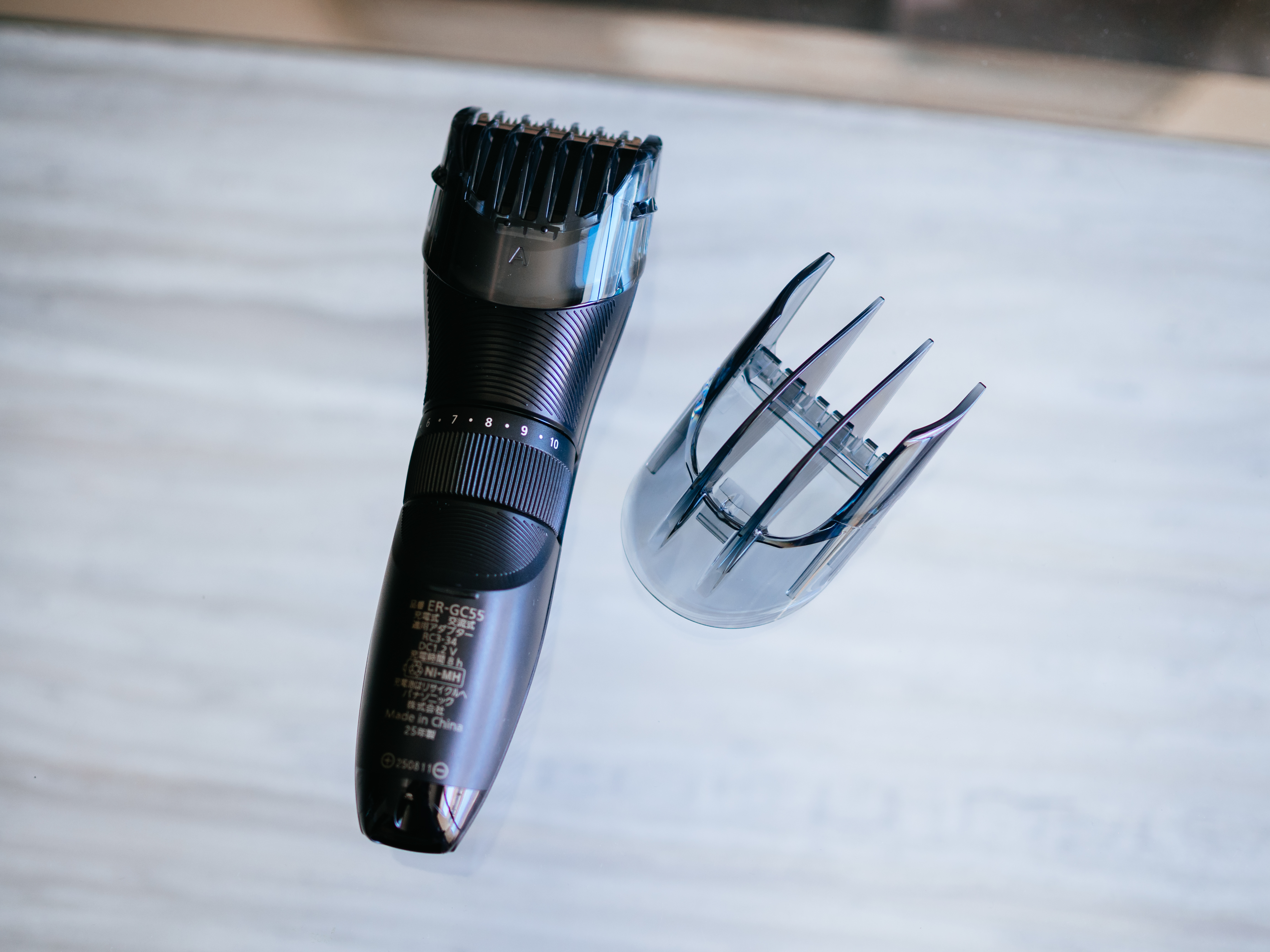 レビュー】Panasonic(パナソニック)｜電動バリカン「ER-GC55」で部分