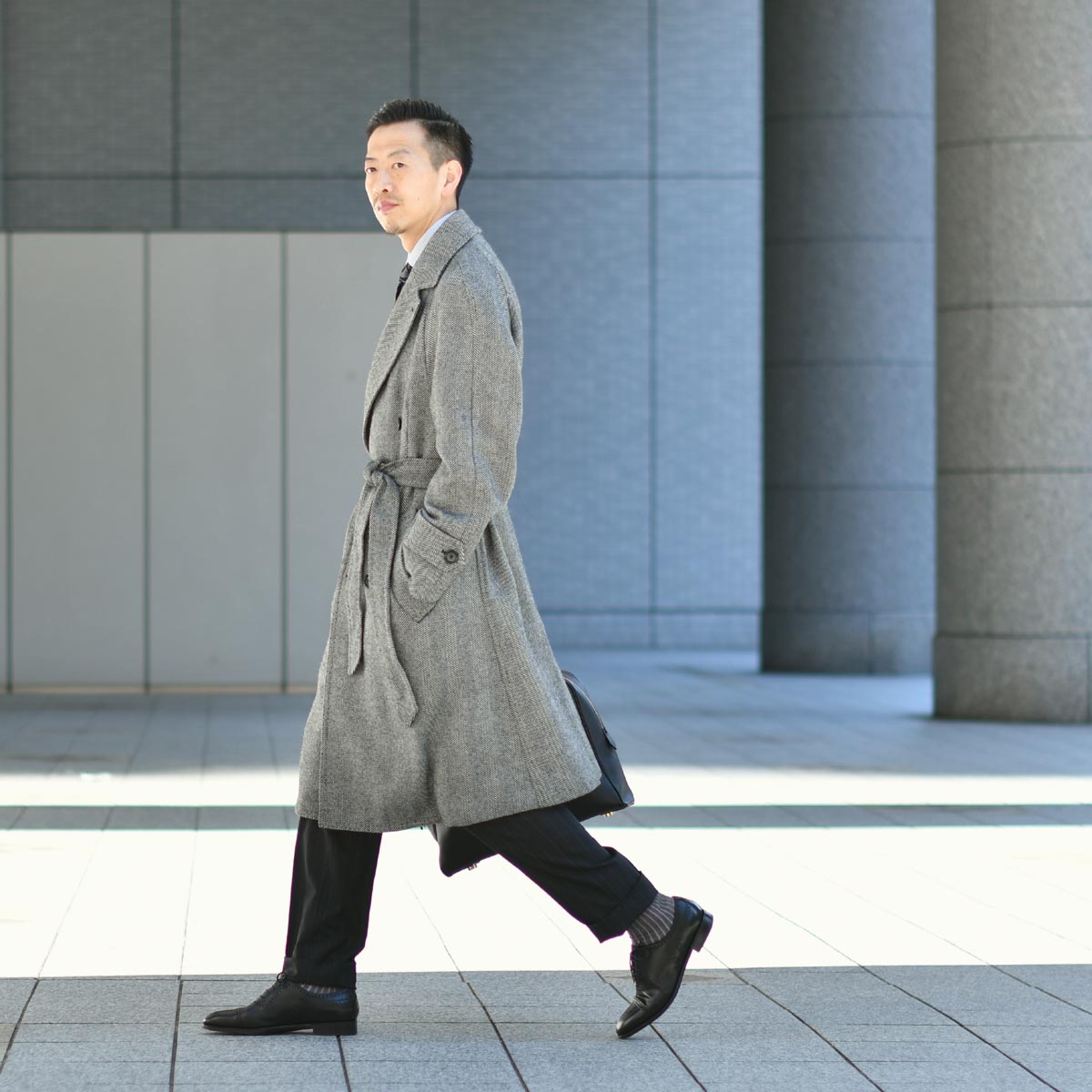 渋みのある紳士的グレースーツ！De Petrillo【デ ペトリロ