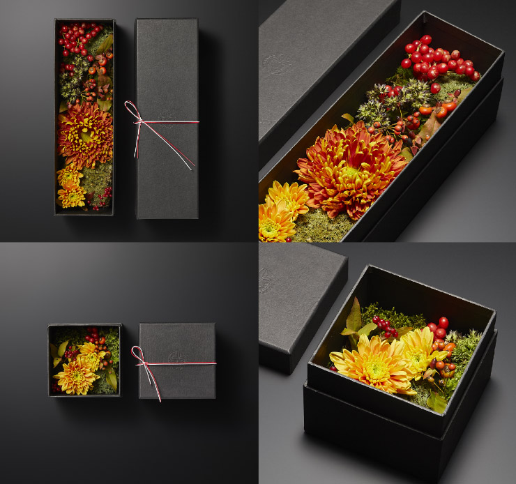 フラワーボックス 華道家 中村俊月｜長谷川栄雅-日本酒