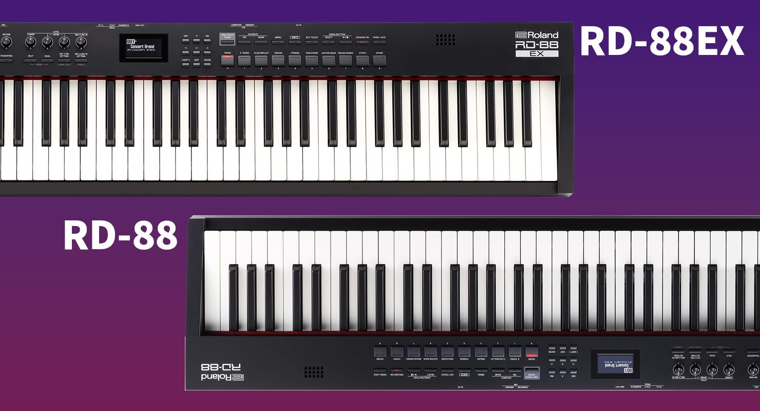 Roland RD-88 EX | スピーカー搭載ながら軽量＆省スペースのステージ