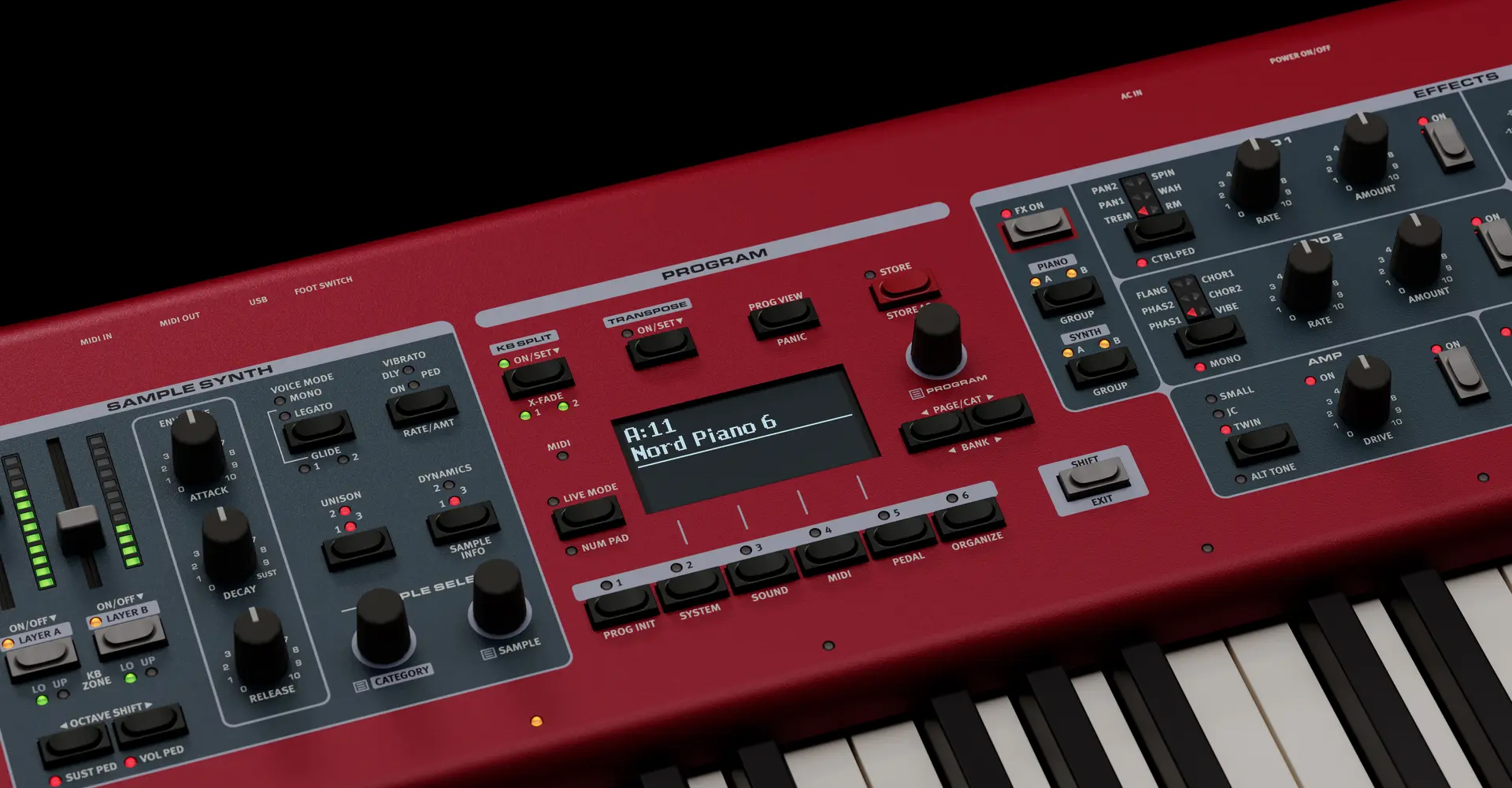 Nord Piano 6 | 新デザインと新機能でライブ演奏の可能性を広げる