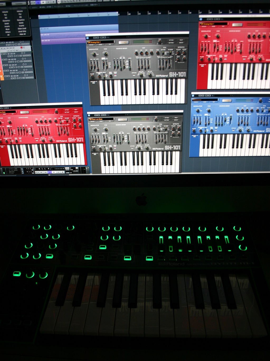 SH-101 PLUG OUT【レビュー】プラグアウト・シンセサイザー「SYSTEM-1