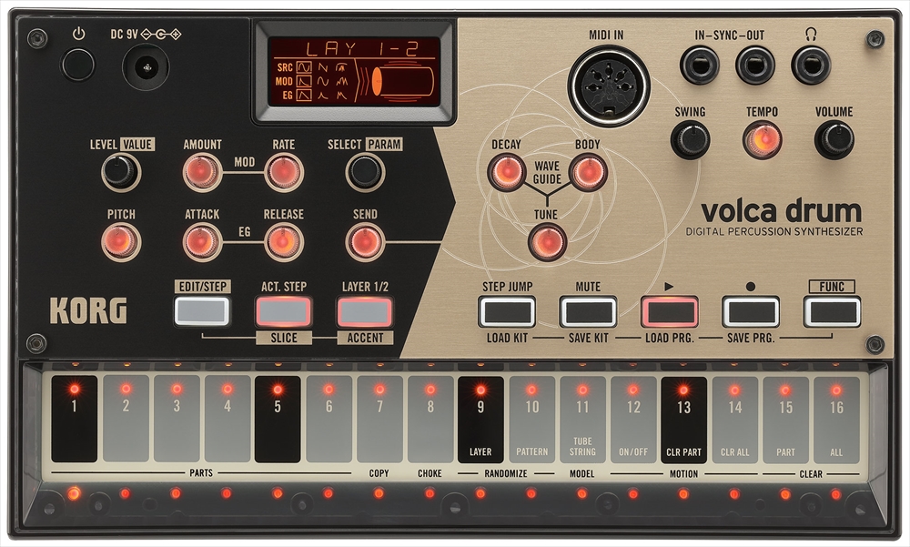 KORG Volca Drum | コンパクトなアナログ・モデリング・リズムマシン