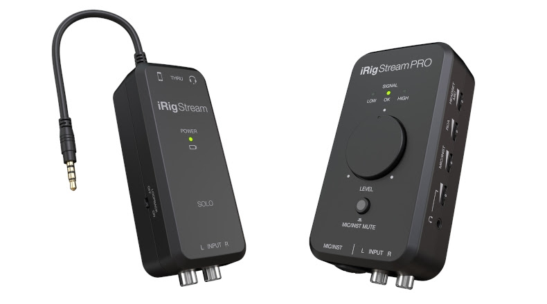 IK Multimedia iRig Stream Solo / iRig Stream Pro | ライブ配信向け