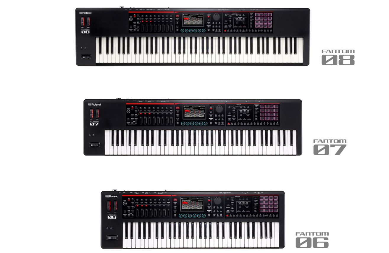 Roland FANTOM-06 / 07 / 08 | 軽量ボディに最上級サウンド・機能を