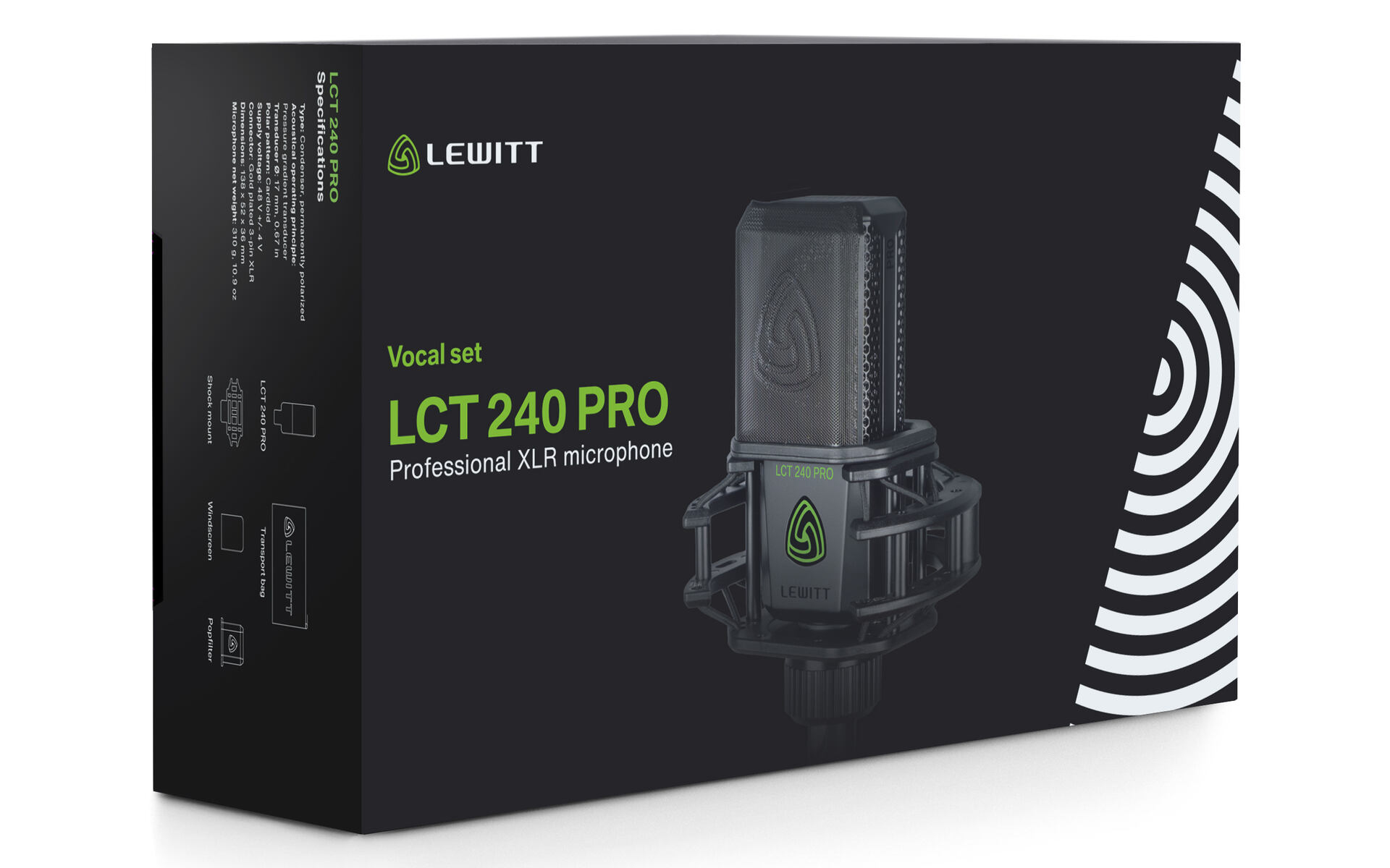 LEWITT LCT 240 PRO Vocal Set | 配信,歌,楽器の録音などに対応する高