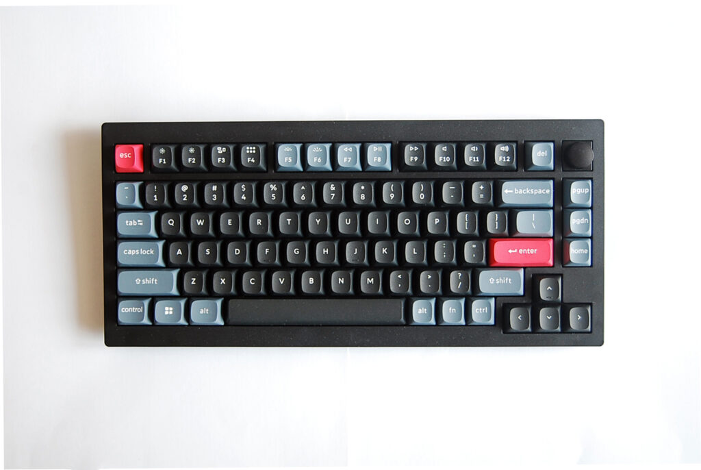 レビュー】Keychron V1 ノブ付き75%レイアウトのメカニカルキーボード