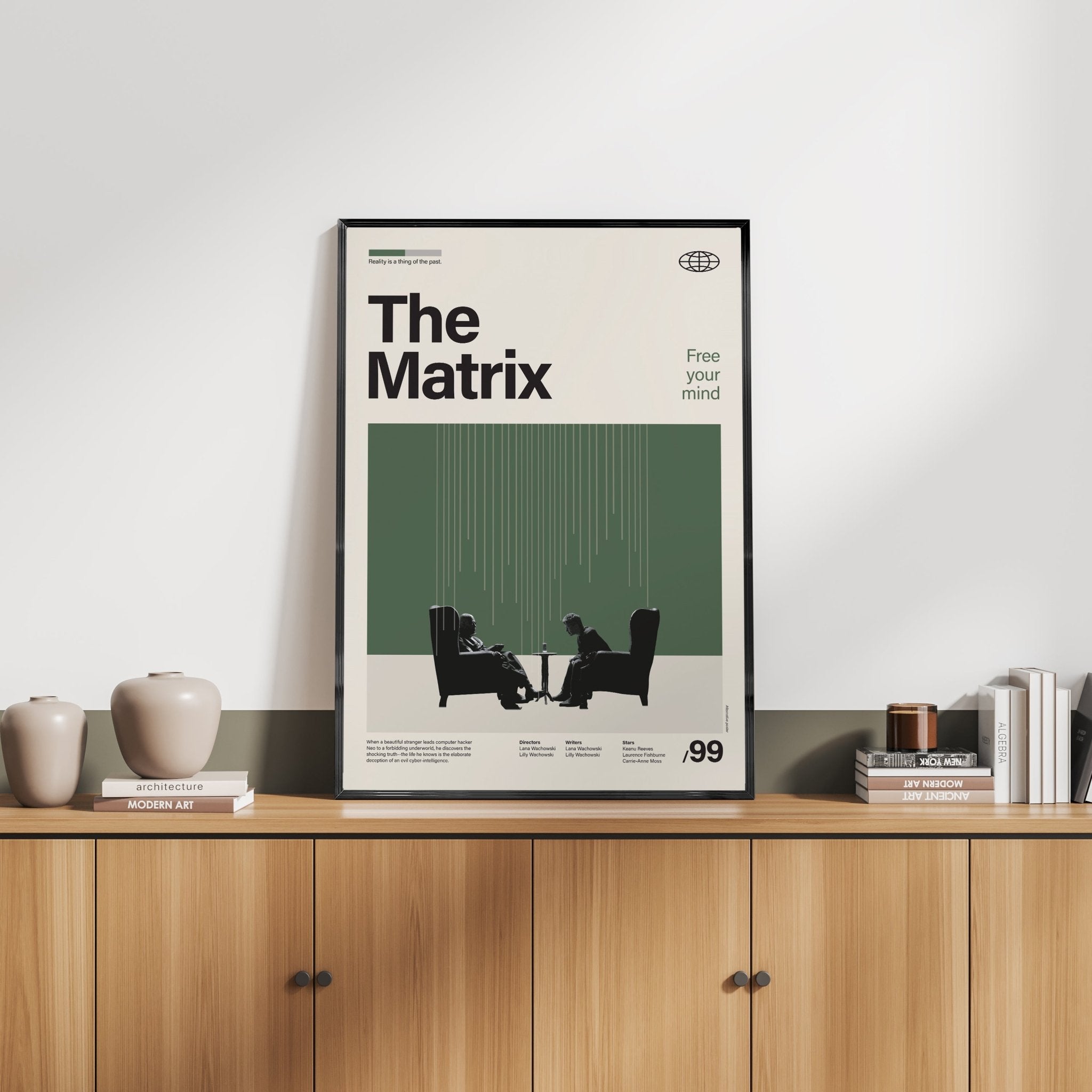 マトリックス」ミニマリストアートポスター – Ink Jp
