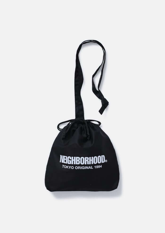 NEIGHBORHOOD(ネイバーフッド)｜LOGO DRAWSTRING SHOULDER BAG｜正規