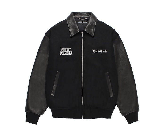 WACKO MARIA(ワコマリア)｜LEATHER VARSITY JACKET ( TYPE-1 )｜正規