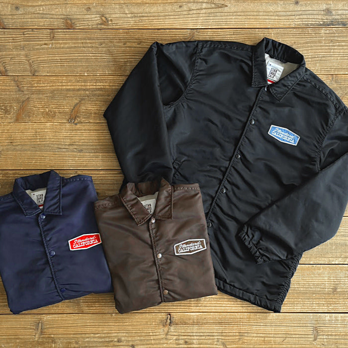 SD Stadium Logo Patch Coach Jacket – insist-stack.store