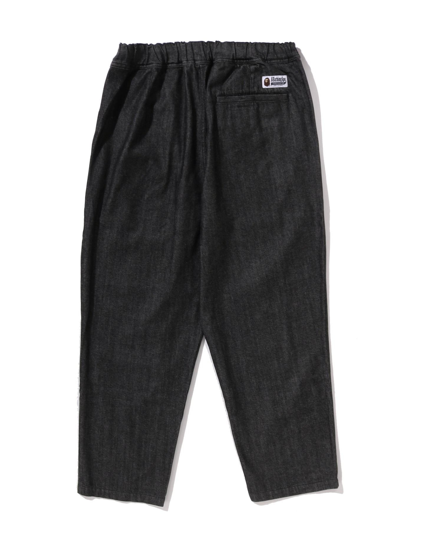 A BATHING APE® One Point 1 Pleat Elasticated Denim Pants | Bape