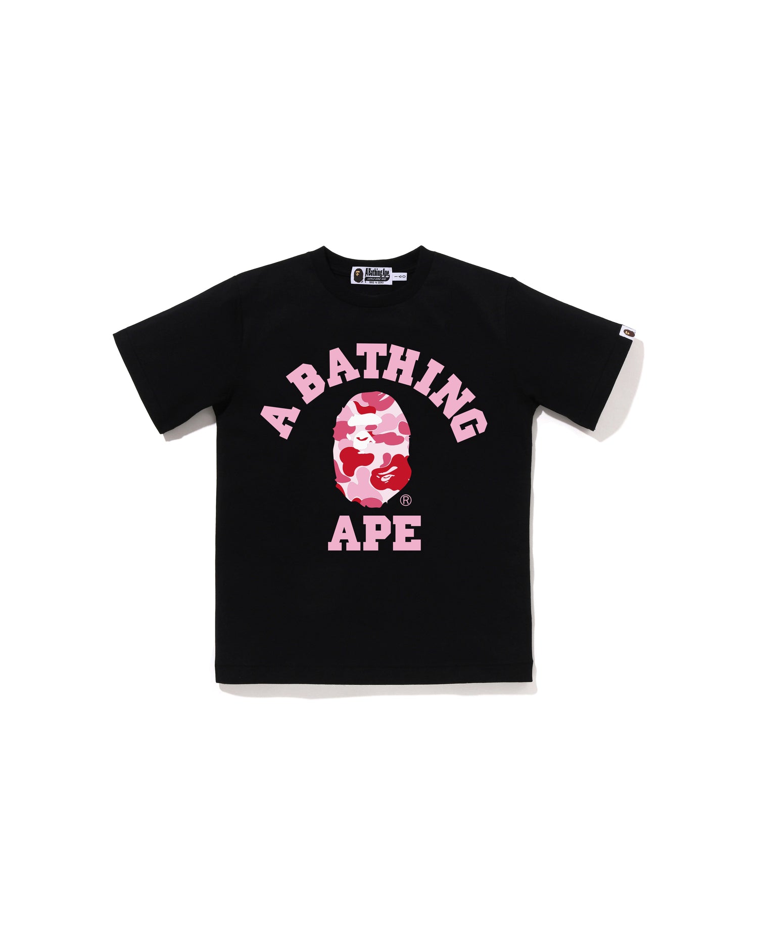 A BATHING APE® Kids Abc Camo College Tee Jr | Bape official