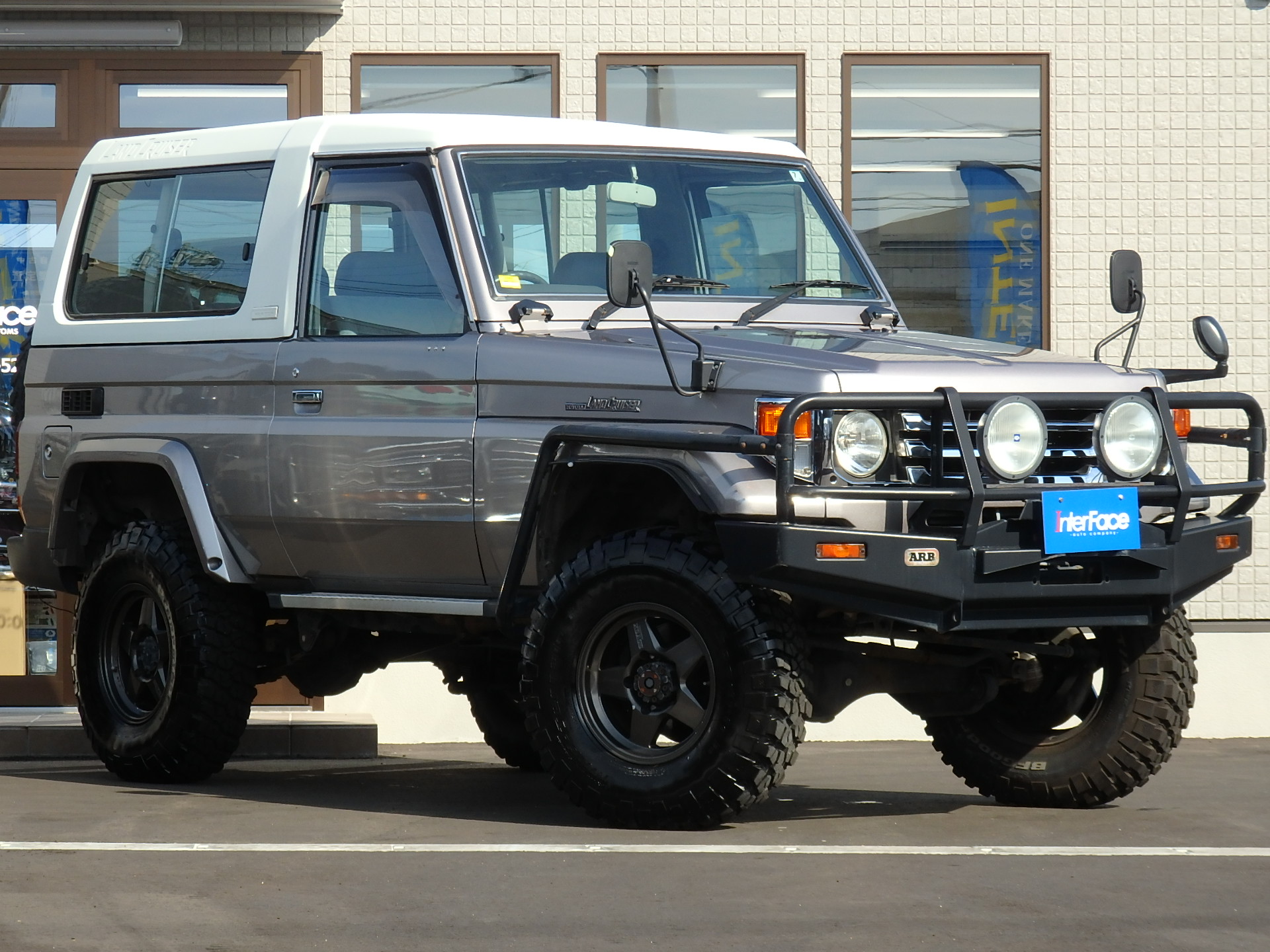 ランクル74最終型ZX FRPトップ☆OP前後デフロック付き