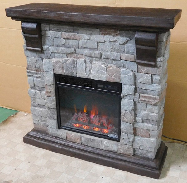 電気式暖炉 パイオニア キャストストーン ロイドグランデ 18インチ